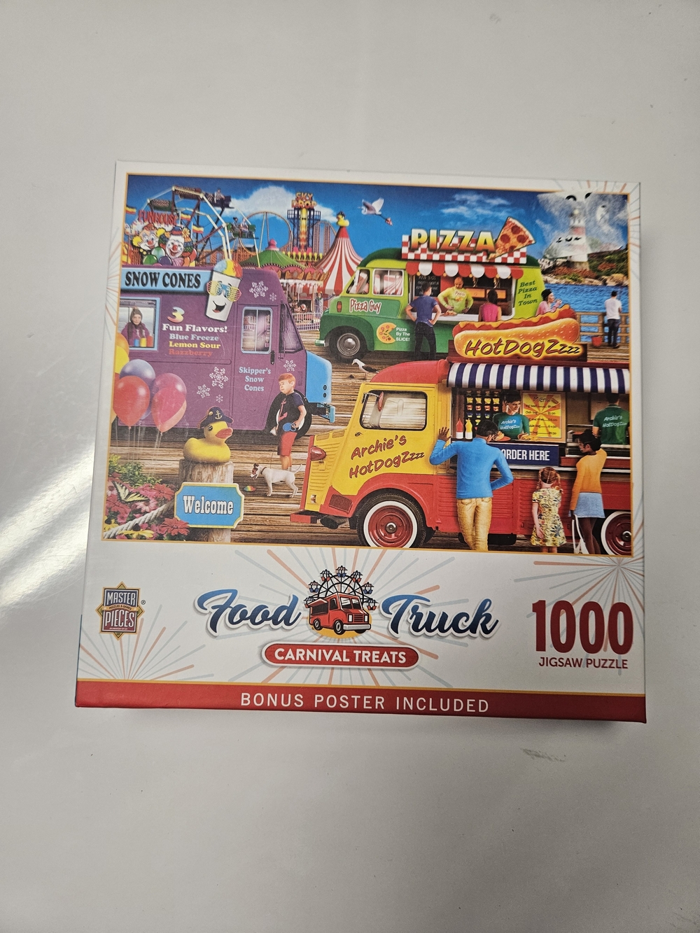 Food Truck Carnival Treats 1000-Piece Jigsaw Puzzle